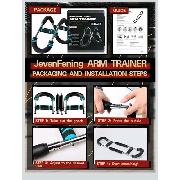 Twister Arm Trainer – 20–70lb Adjustable Resistance Chest Workout Equipment s32 - Picture 6 of 8